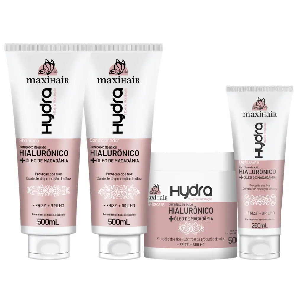 KIT HYDRA HIALURÔNICO+MACADÂMIA - MaxiHair