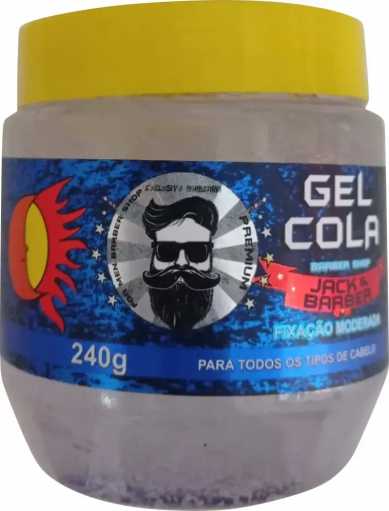 Gel Cola Jack Barber – Fixação Moderada 240g